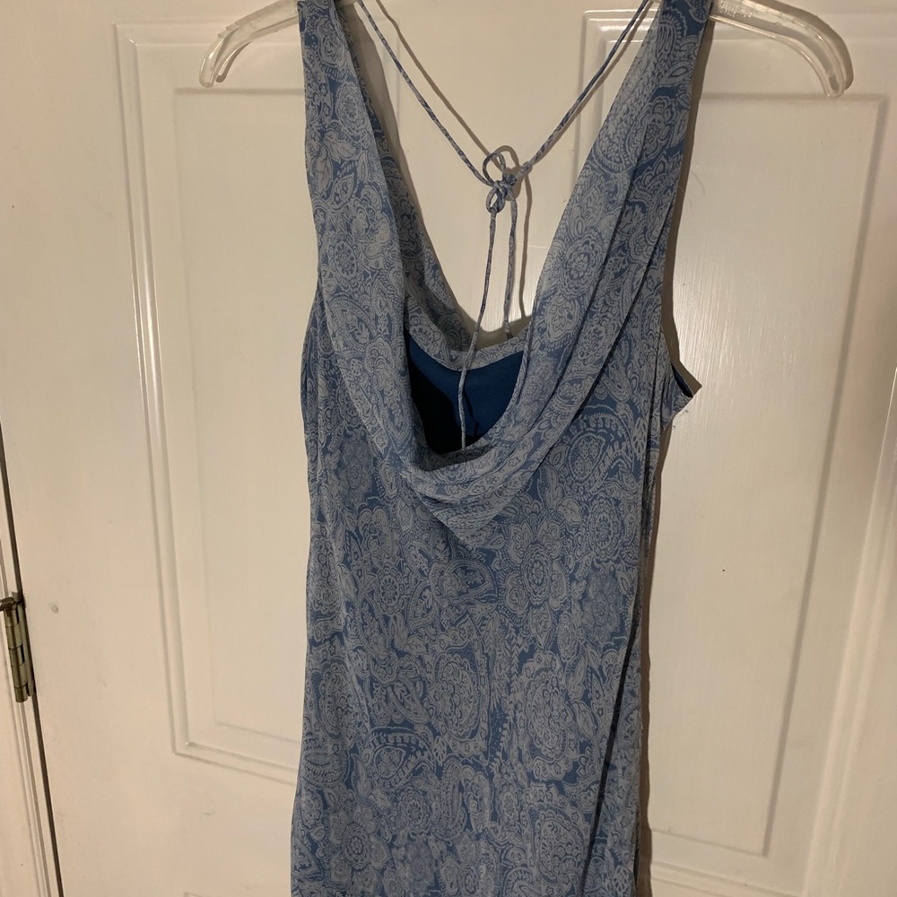 Two silk chiffon bias cut dress